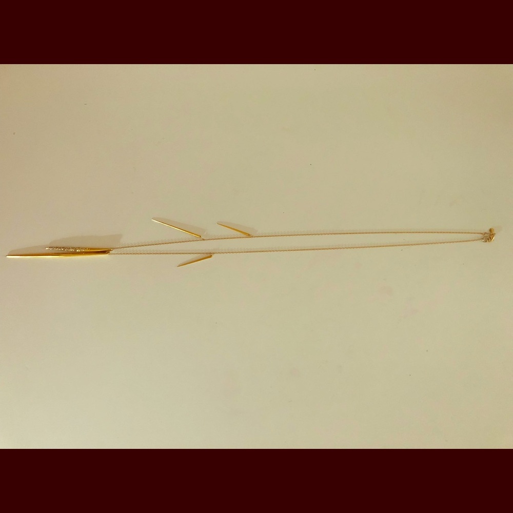 Alexis Bittar Long Spear Necklace